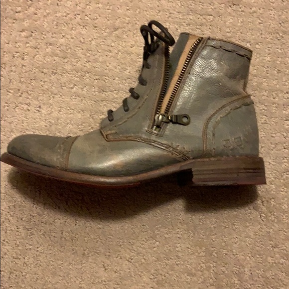 Bedistu size 9.5 Cobbler distressed blue boot - Picture 3 of 3